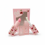 Kit Labial En Barra Y Liquido Gege Bear Cerezas