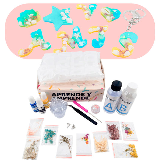 Kit Emprendimiento De Llaveros De Resina