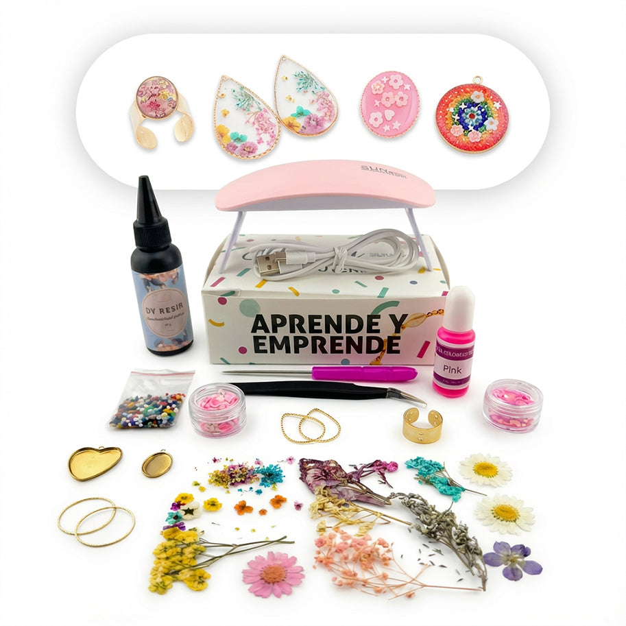 Kit Emprendimiento De Resina UV