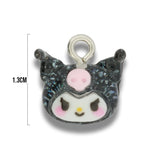Dije Acrílico Kuromi Carita Transparente