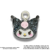 Dije Acrílico Kuromi Carita Transparente