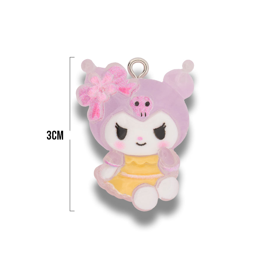 Dije Acrílico Kuromi Vintage
