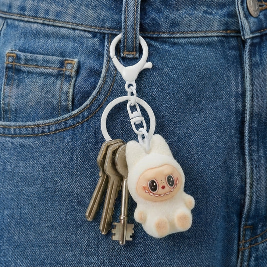 Llavero Labubu Pequeño Blanco