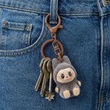 Llavero Labubu Pequeño Gris