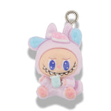 Dije Labubu Baby Lila Acrílico