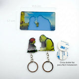 Llavero Mágico Shrek y Fiona