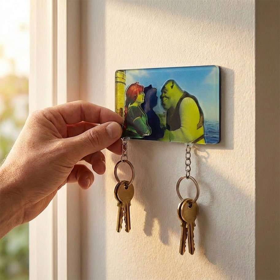 Llavero Mágico Shrek y Fiona