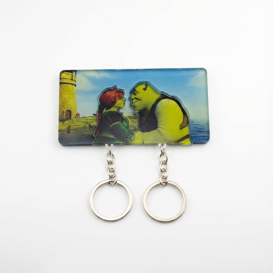 Llavero Mágico Shrek y Fiona