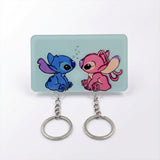 Llavero Mágico Stitch y Angel