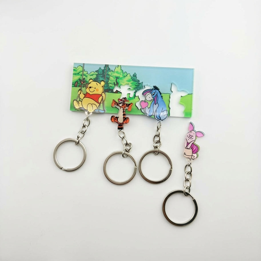 Llavero Mágico Winnie Pooh y Sus Amigos