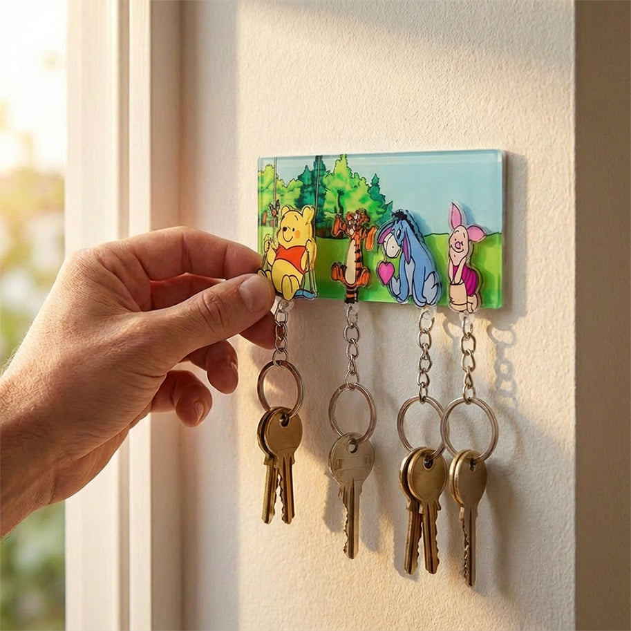 Llavero Mágico Winnie Pooh y Sus Amigos