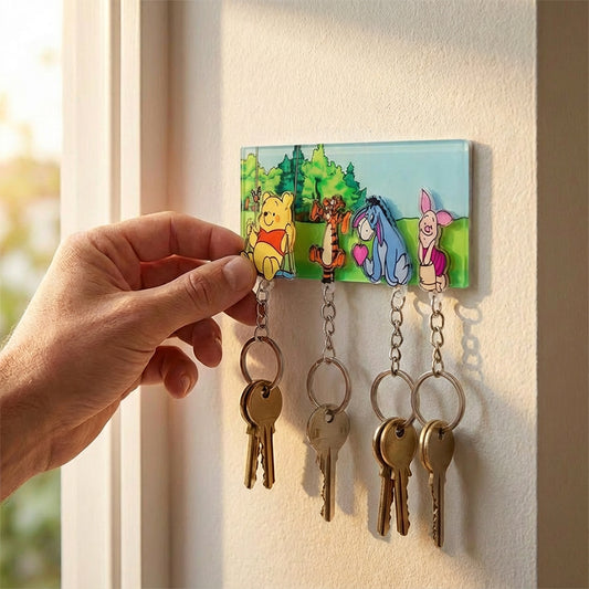 Llavero Mágico Winnie Pooh y Sus Amigos