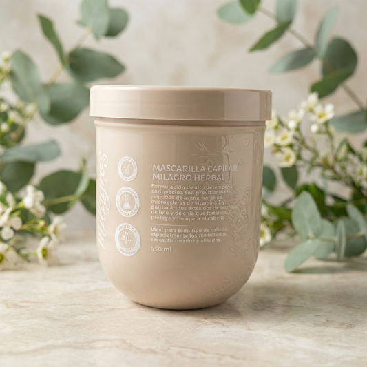 Mascarilla Capilar Milagro Herbal Romero x 450ml