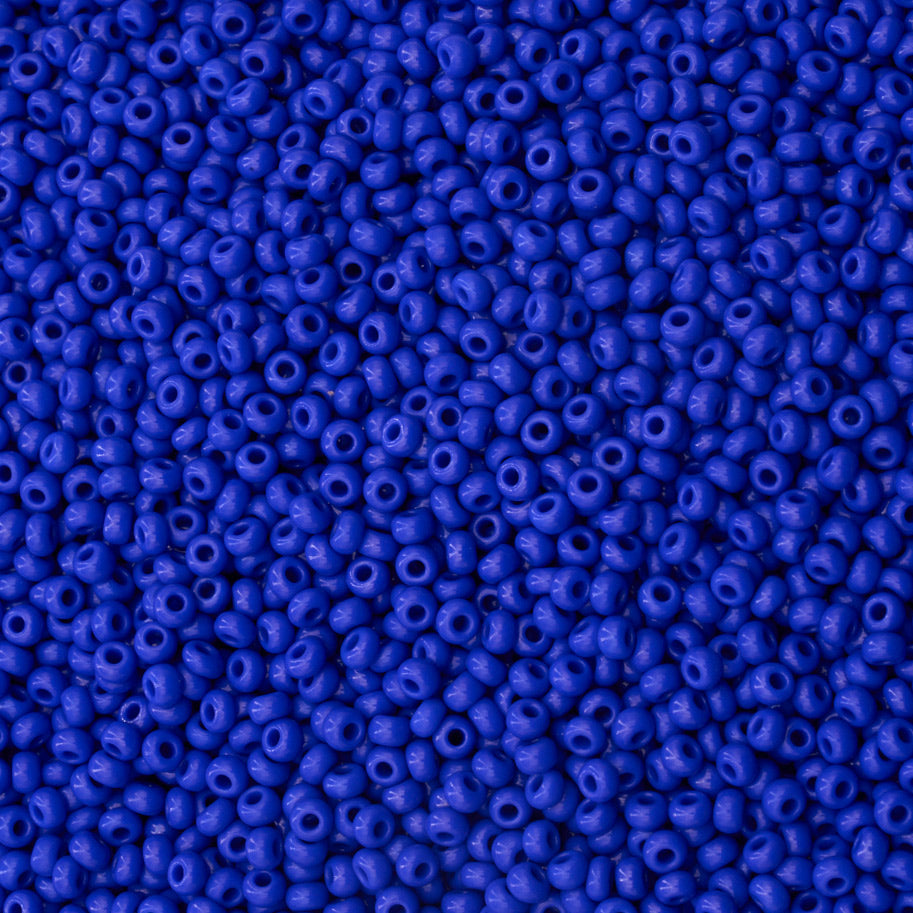 Mostacilla Checa #10 / Azul Rey Oscuro / 33070 – Santorini Bisutería
