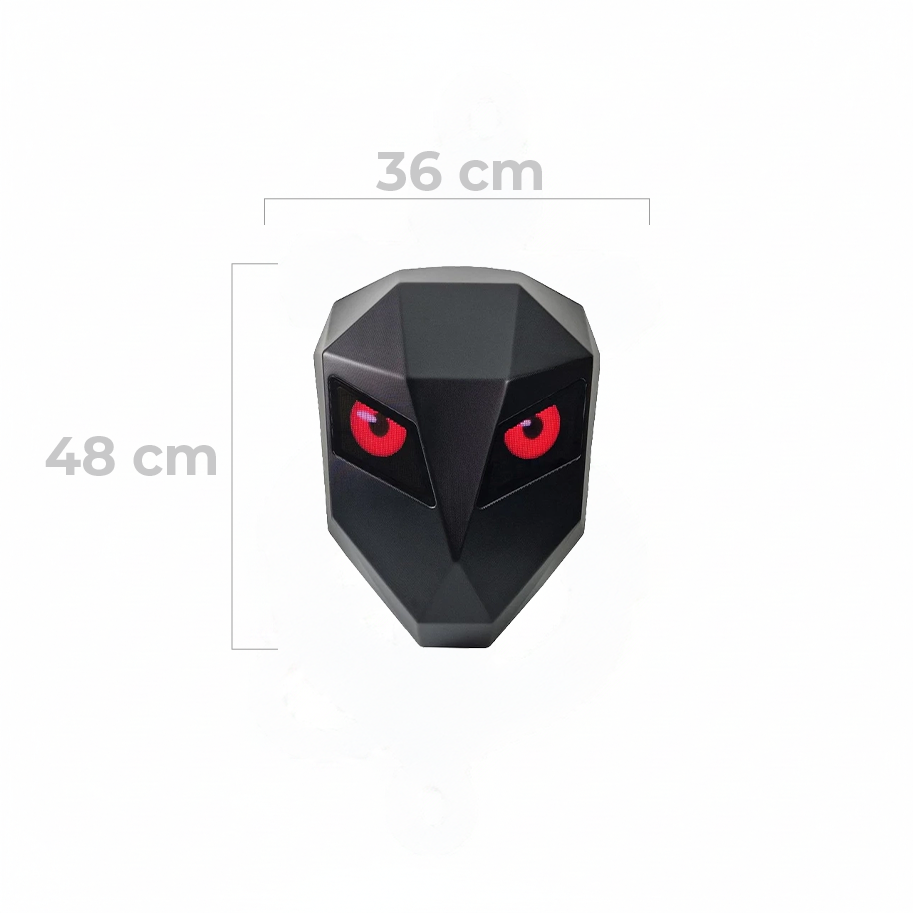 Maleta Grande Led Ojos Negros