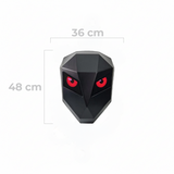 Maleta Grande Led Ojos Negros
