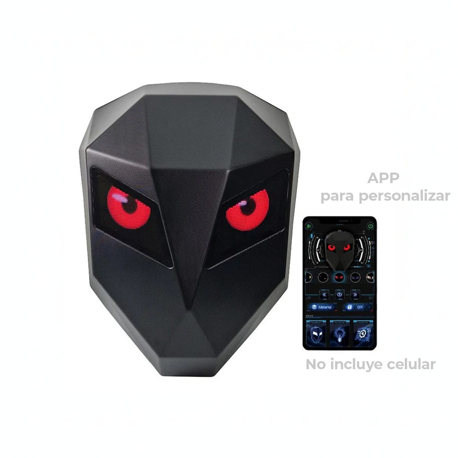 Maleta Grande Led Ojos Negros