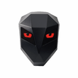 Maleta Grande Led Ojos Negros
