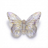 Mariposa Pasador Acrílica Blanca Boreal