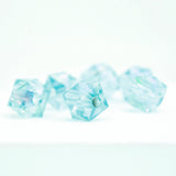 Cubo Faceteado Azul Boreal 10mm