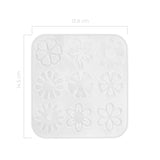 Molde De Silicona Flores 13cm x 14cm Para Resina