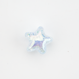 Estrella Craquelada Pasador Acrílico Perlado Surtido x Unidad