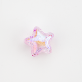 Estrella Craquelada Pasador Acrílico Perlado Surtido x Unidad
