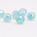 Bola Faceteada Azul Boreal 8mm