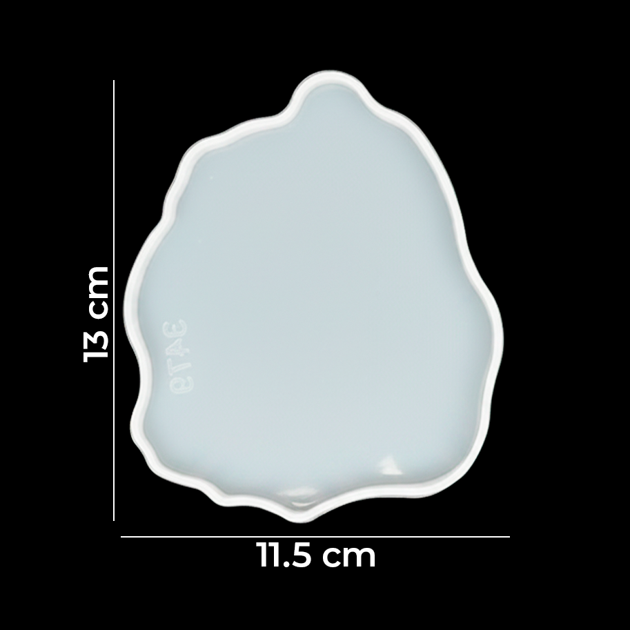 Molde De Silicona 02 Irregular Para Resina