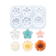 Molde De Silicona Flores 8 x 5 Cm Para Resina