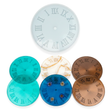 Molde De Silicona Reloj Para Pared 15.5 Cm Para Resina
