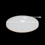 Molde De Silicona Reloj Para Pared 15.5 Cm Para Resina