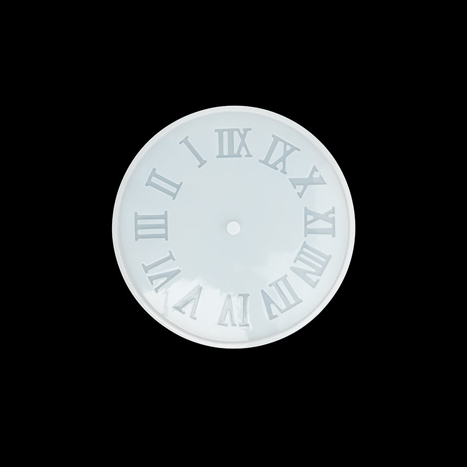 Molde De Silicona Reloj Para Pared 15.5 Cm Para Resina