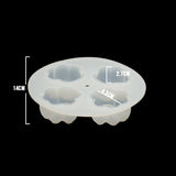 Molde De Silicona x 4 Huellas 14 cm Para Resina / 14cm