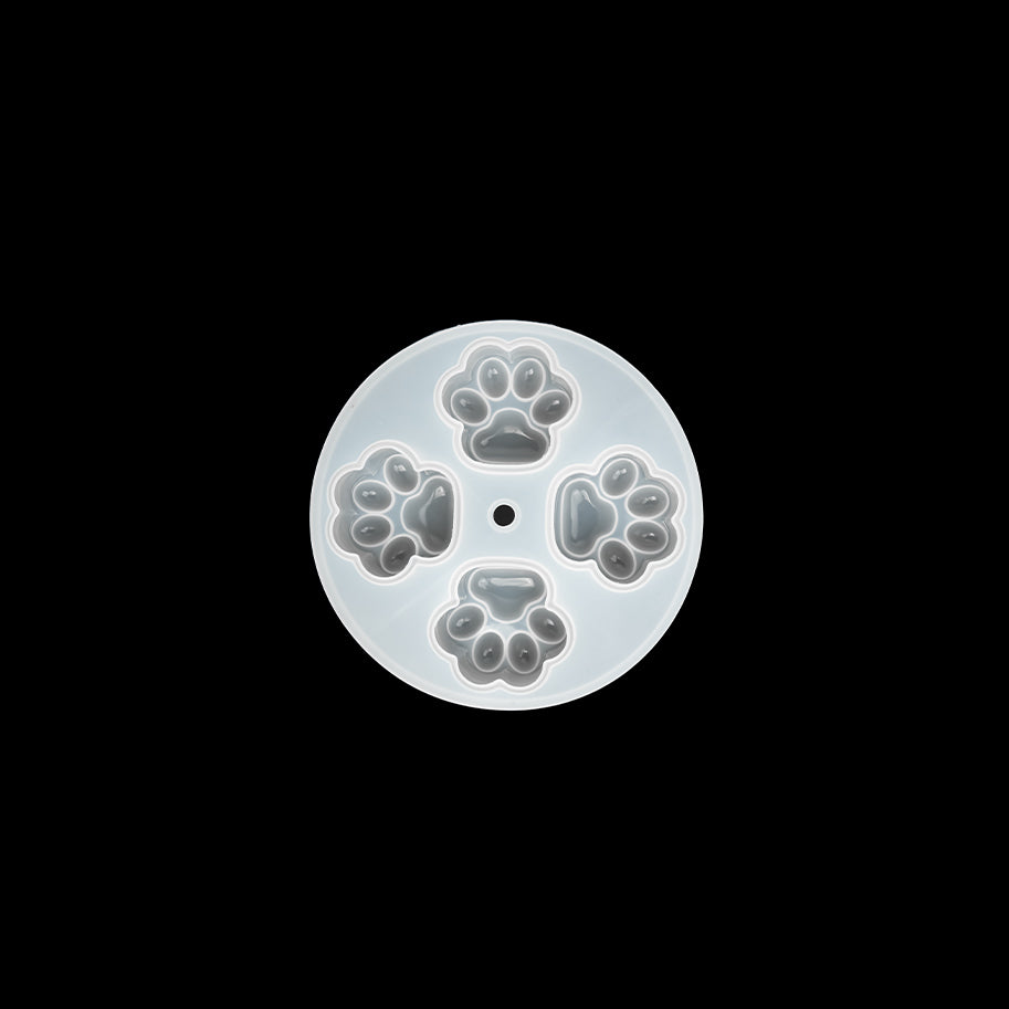 Molde De Silicona x 4 Huellas 14 cm Para Resina / 14cm