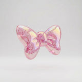 Moño Craquelado Pasador Acrílico Perlado Surtido x Unidad