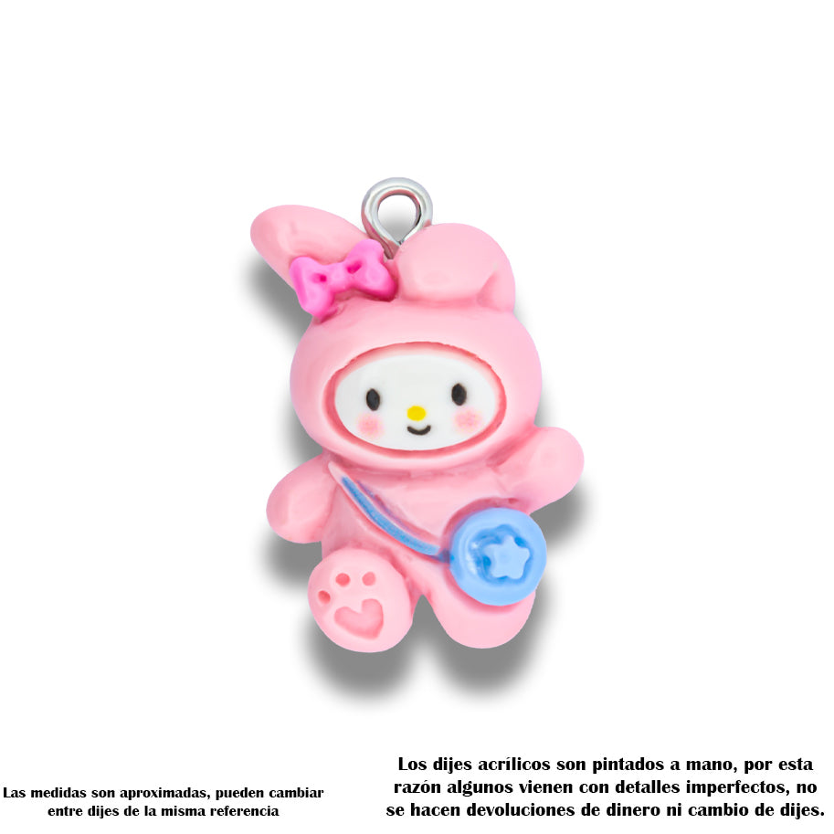 Dije Acrílico My Melody Bolsito