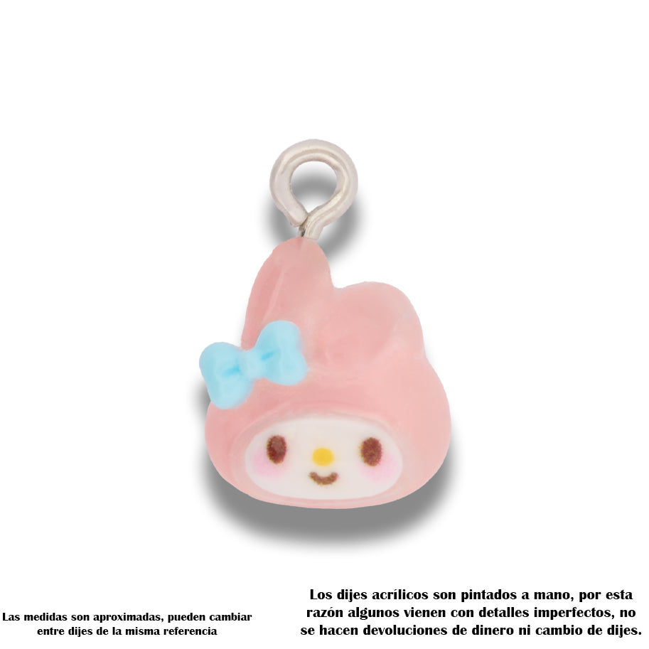 Dije Acrílico My Melody CaritaTransparente
