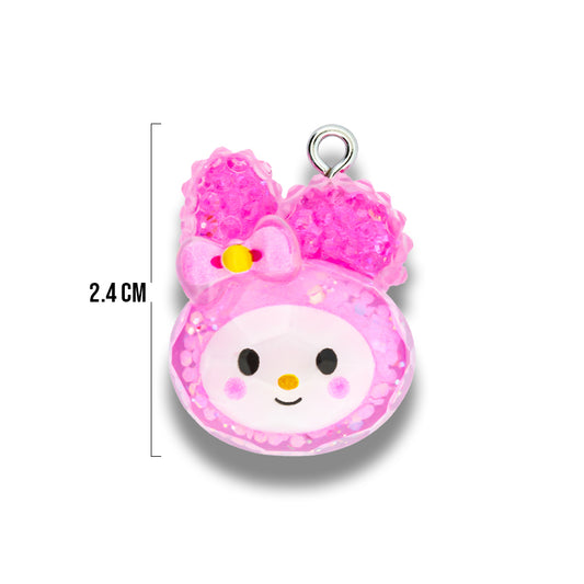 Dije Acrílico My Melody Glitter