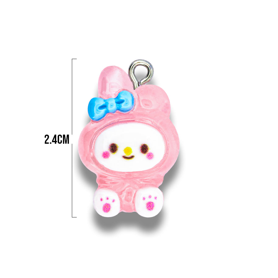 Dije My Melody Kawaii Transparente Acrílico