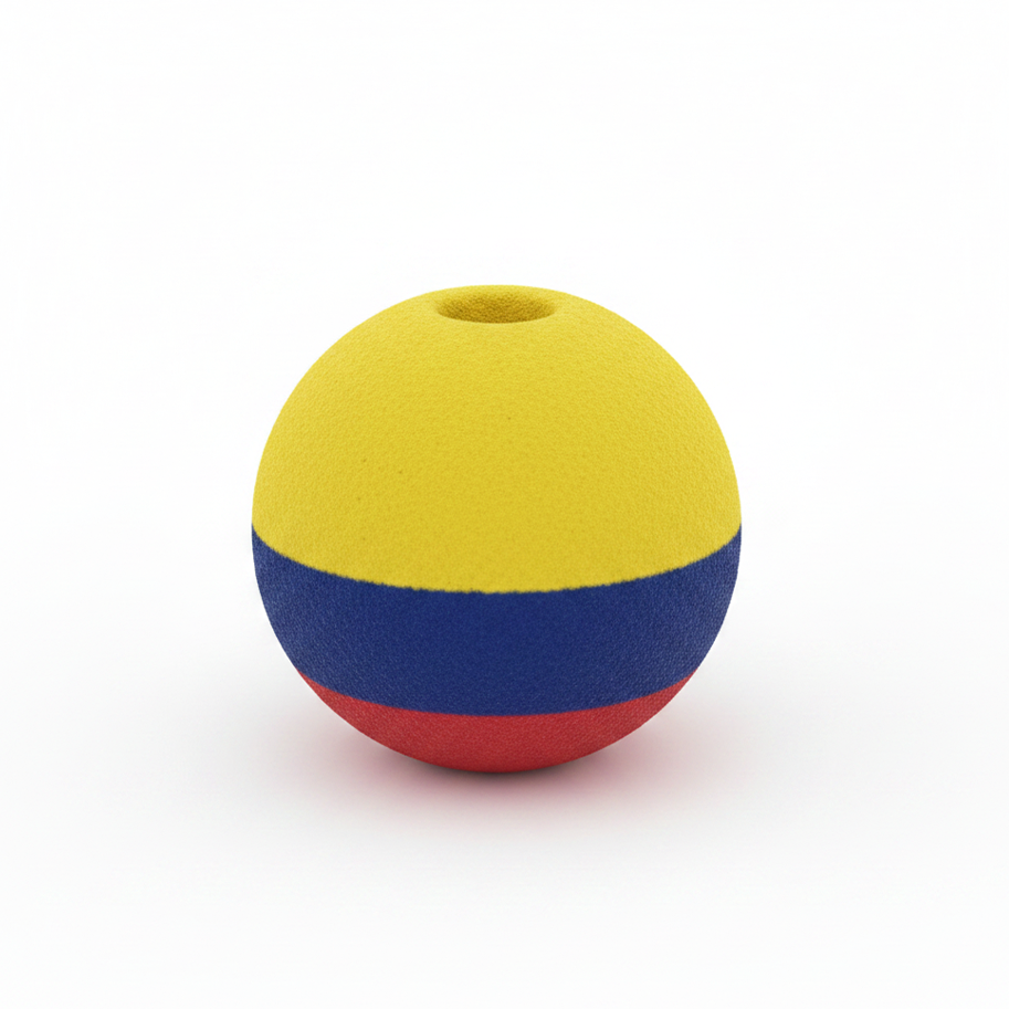 Bola Neopreno Bandera Colombia 8mm Liso