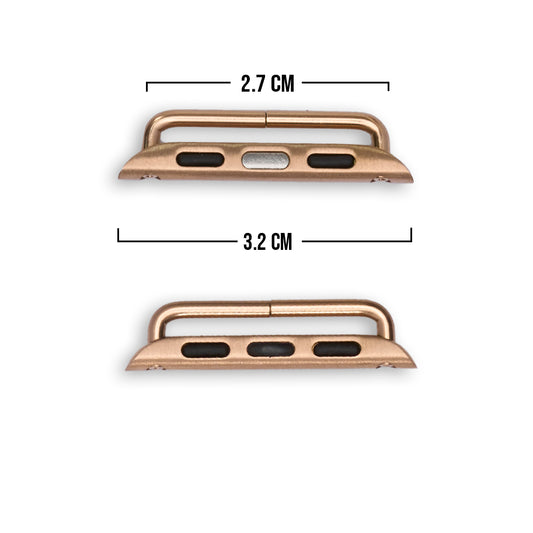 Pasador 38/40/42mm Para Smart Watch Rosado Acero X Par
