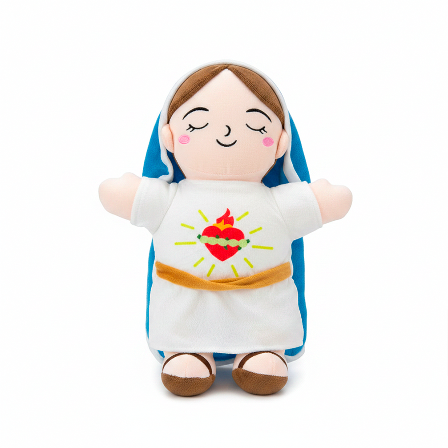 Peluche De Virgen María que respira para relajar