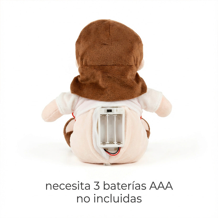 Peluche de Jesús que respira para relajar