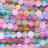 Sarta Piedra Lunar Multicolor 6mm