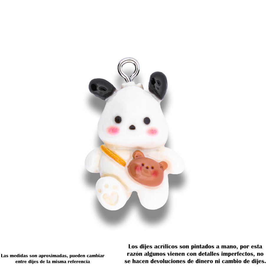 Dije Acrílico Pochami Bolsito