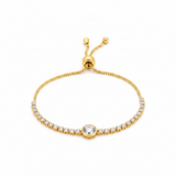 Pulsera Ajustable Circon Central Stras