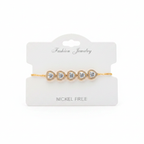 Pulsera Ajustable Corazon Dorado