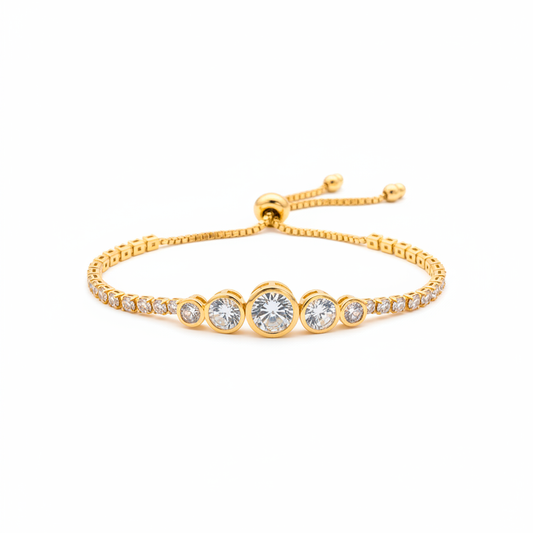 Pulsera Ajustable Placa x5 Circones