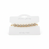 Pulsera Ajustable x 8 circon PB